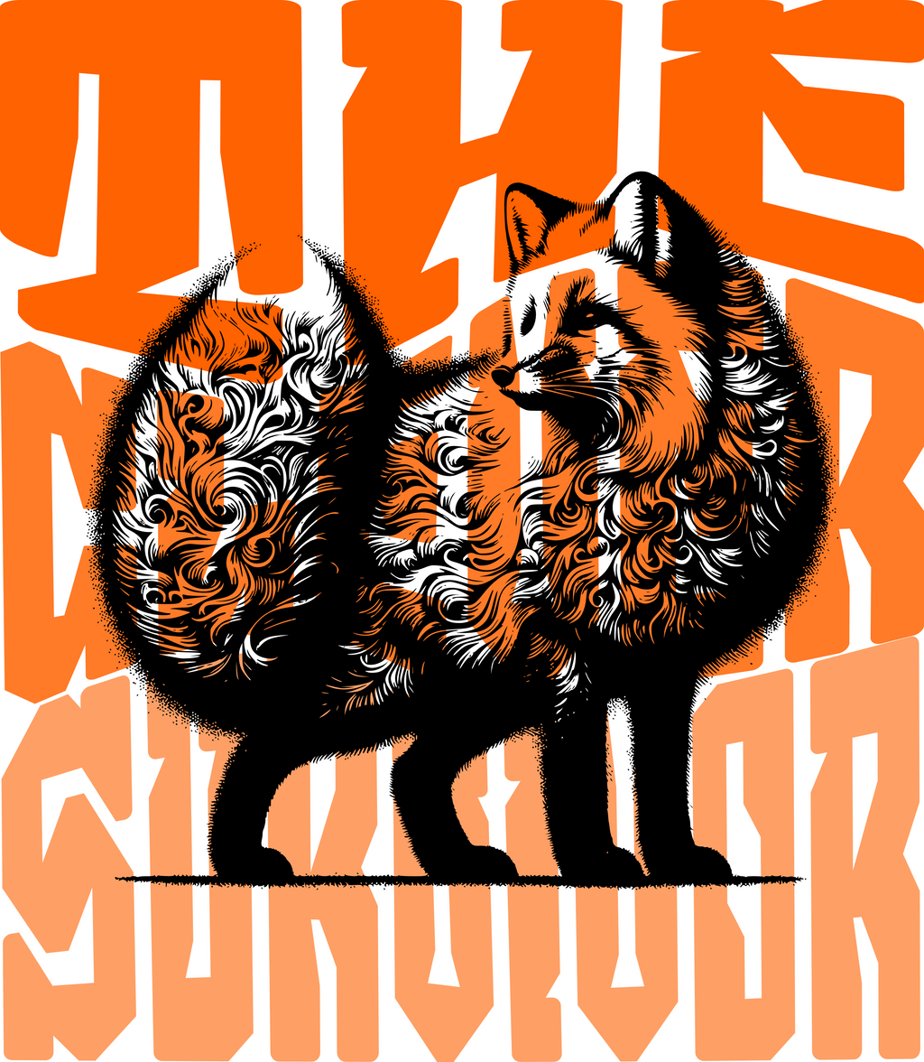 Arctic Fox Sweatshirt - The Clever Survivor - Crewneck