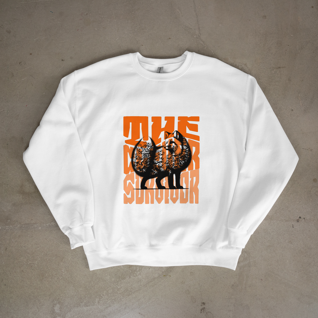 Arctic Fox Sweatshirt - The Clever Survivor - Crewneck