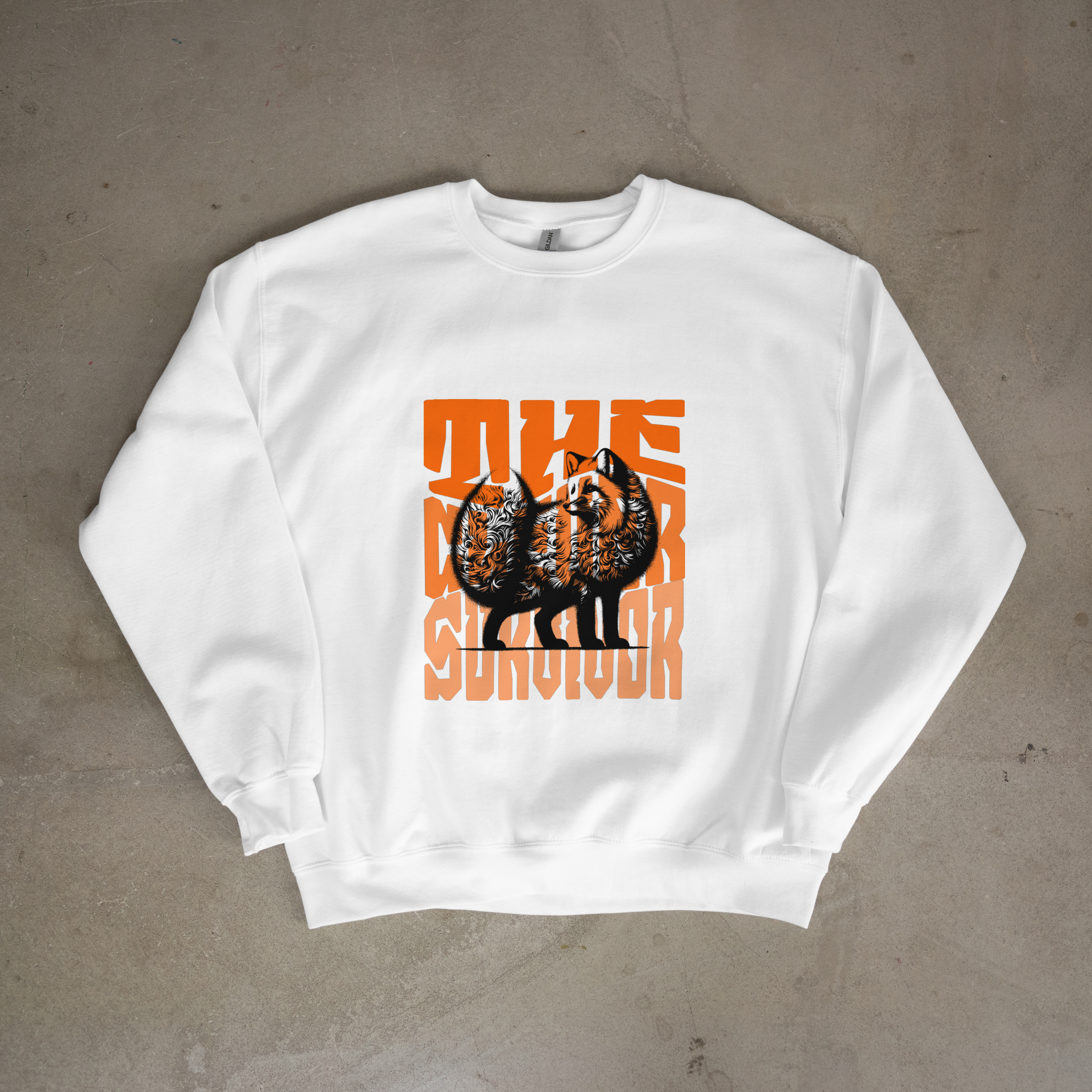 Arctic Fox Sweatshirt - The Clever Survivor - Crewneck