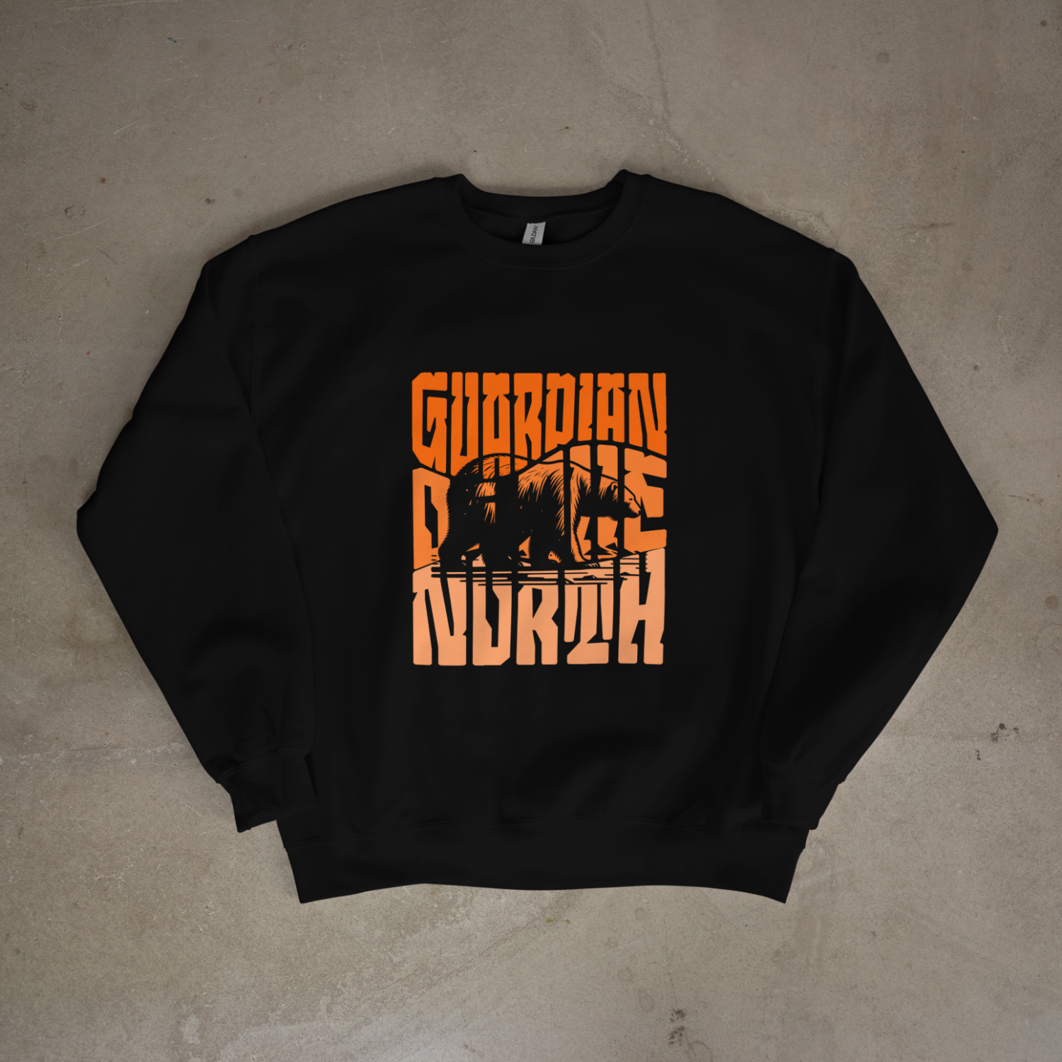Polar Bear Sweatshirt - Guardian of the North - Crewneck