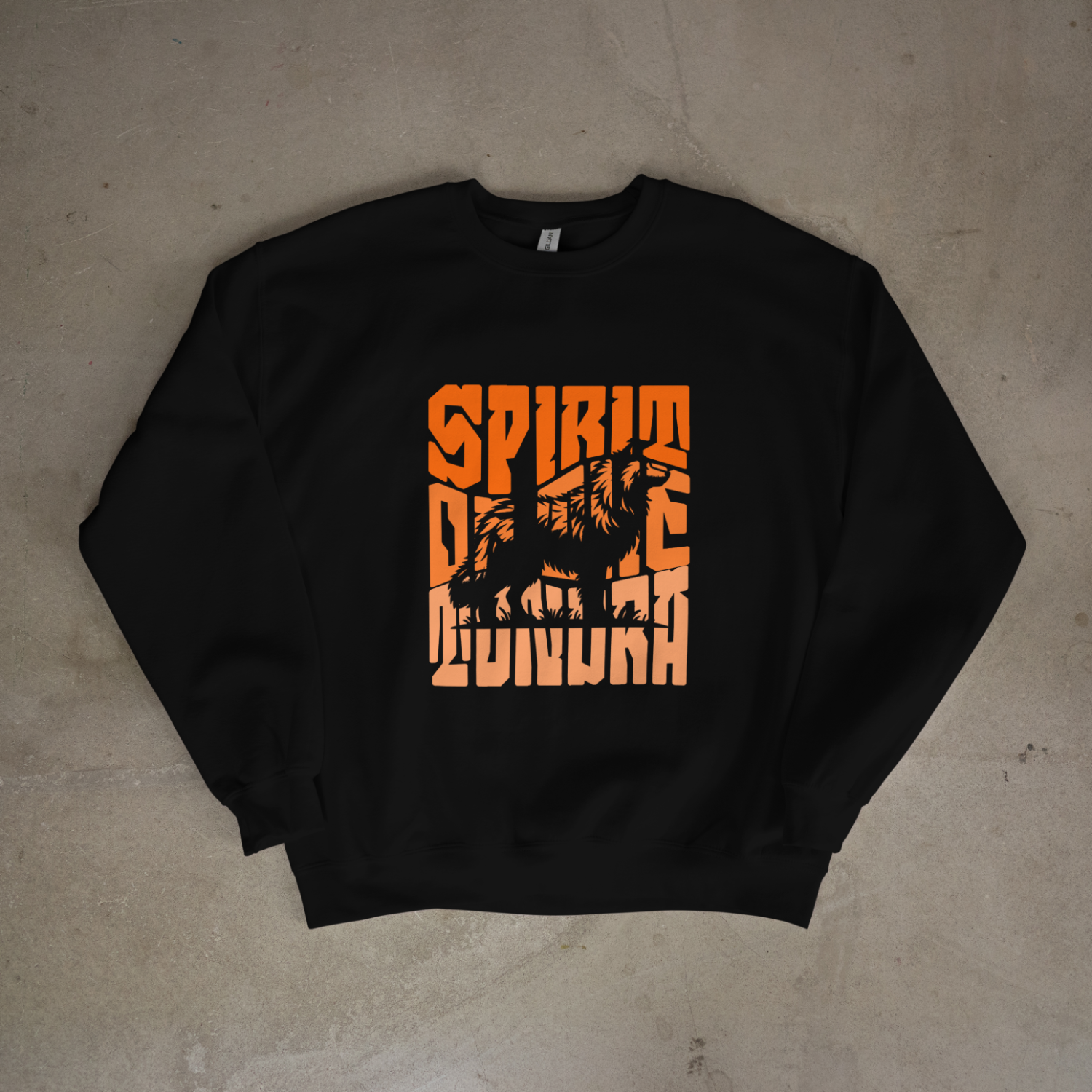 Arctic Wolf Sweatshirt - Spirit of the Tundra - Crewnneck