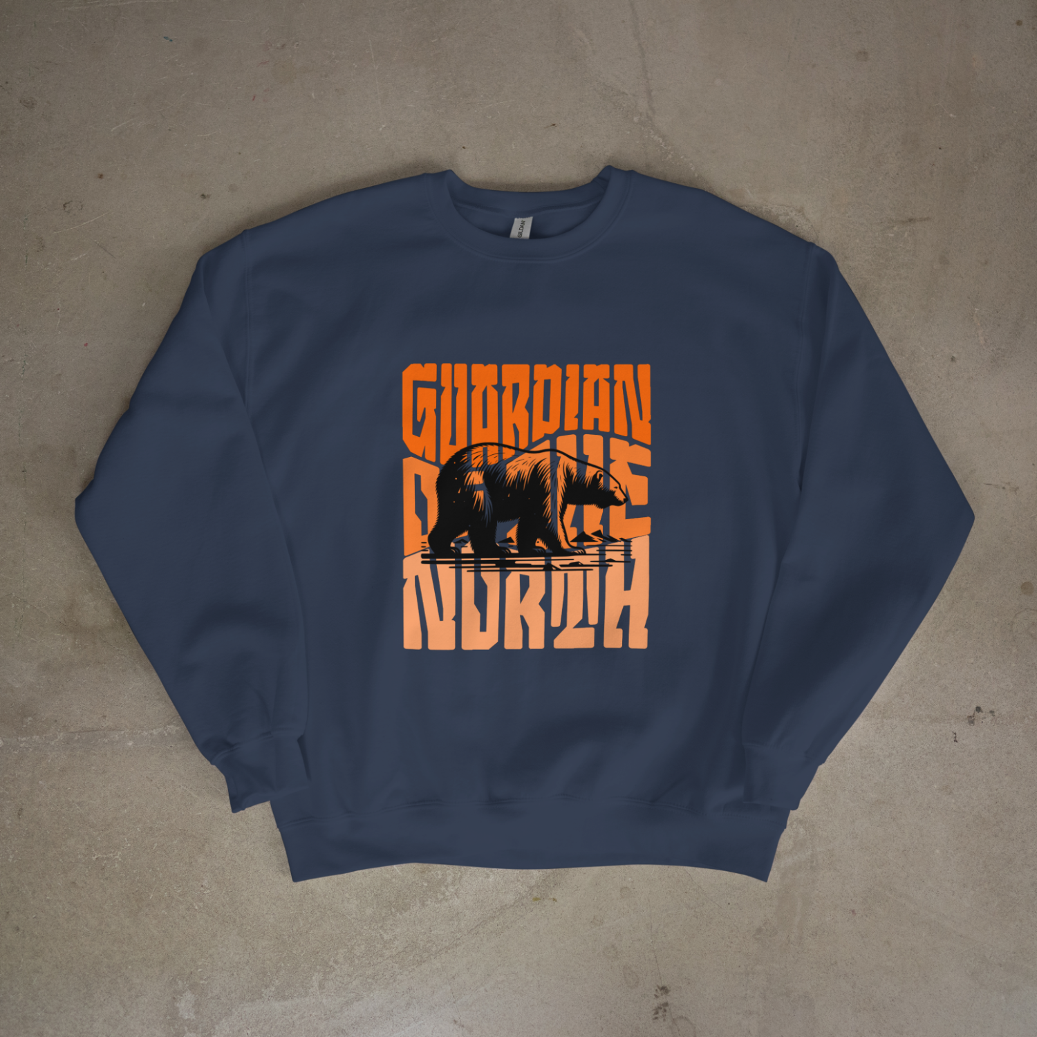 Polar Bear Sweatshirt - Guardian of the North - Crewneck