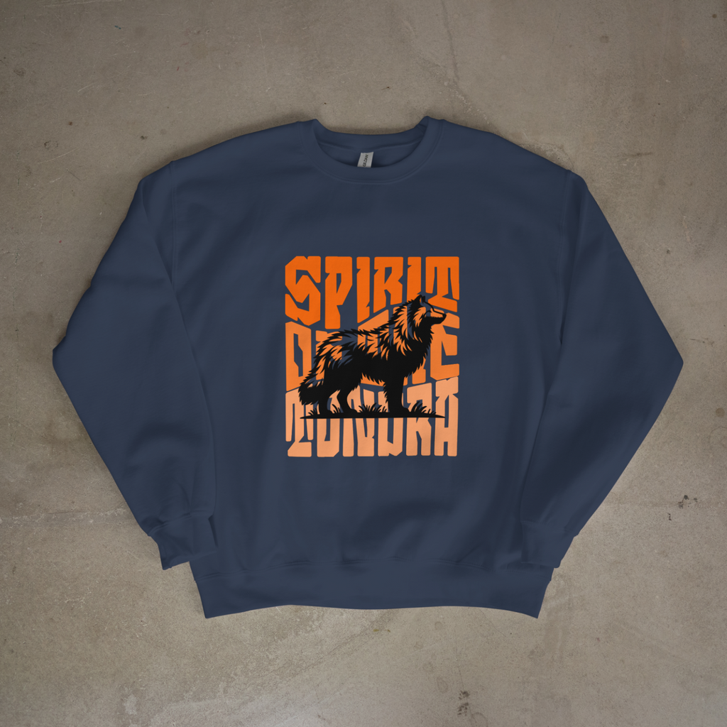 Arctic Wolf Sweatshirt - Spirit of the Tundra - Crewnneck