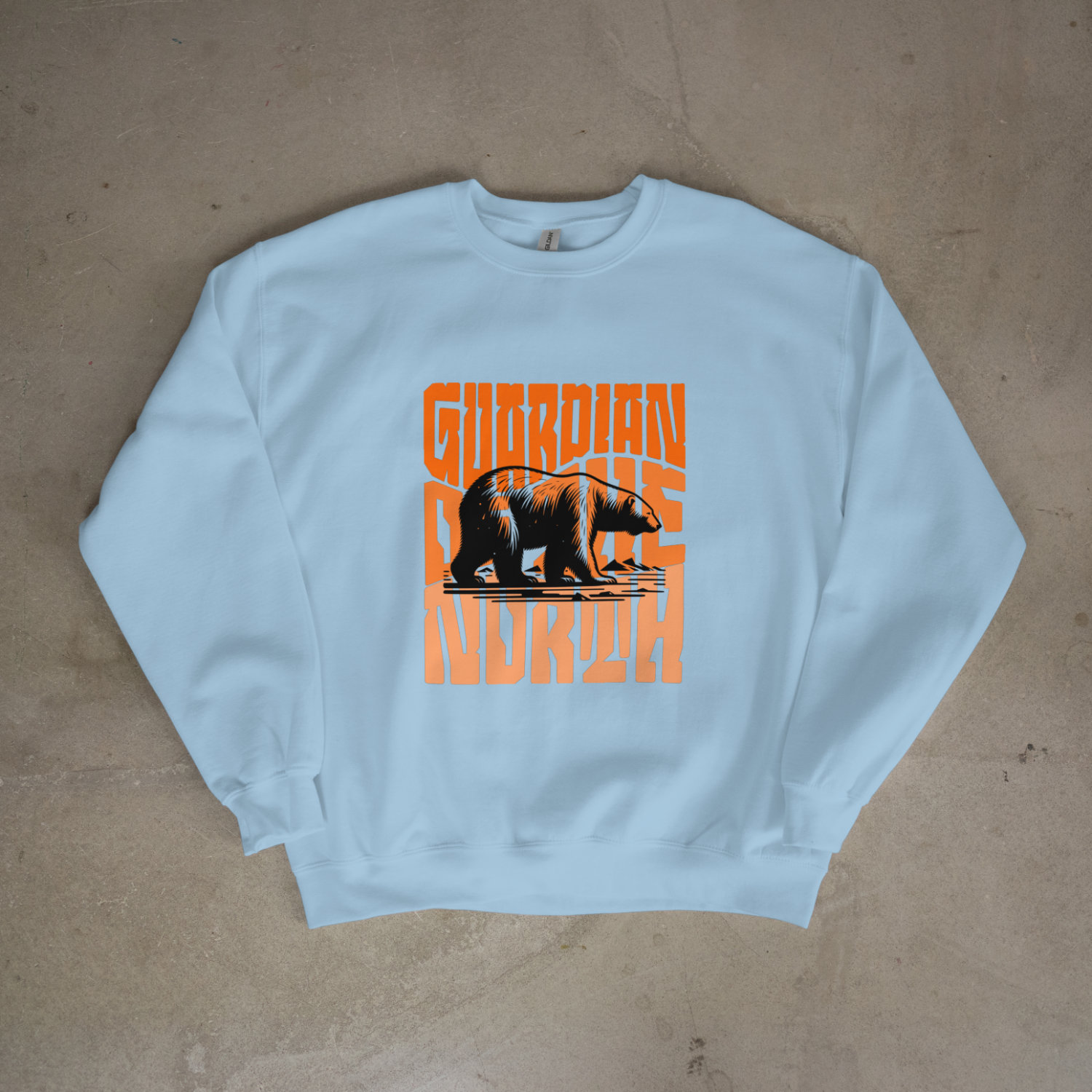 Polar Bear Sweatshirt - Guardian of the North - Crewneck