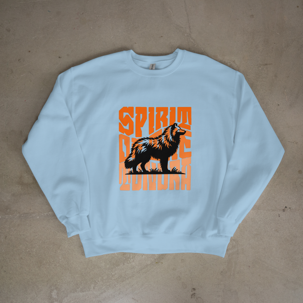 Arctic Wolf Sweatshirt - Spirit of the Tundra - Crewnneck
