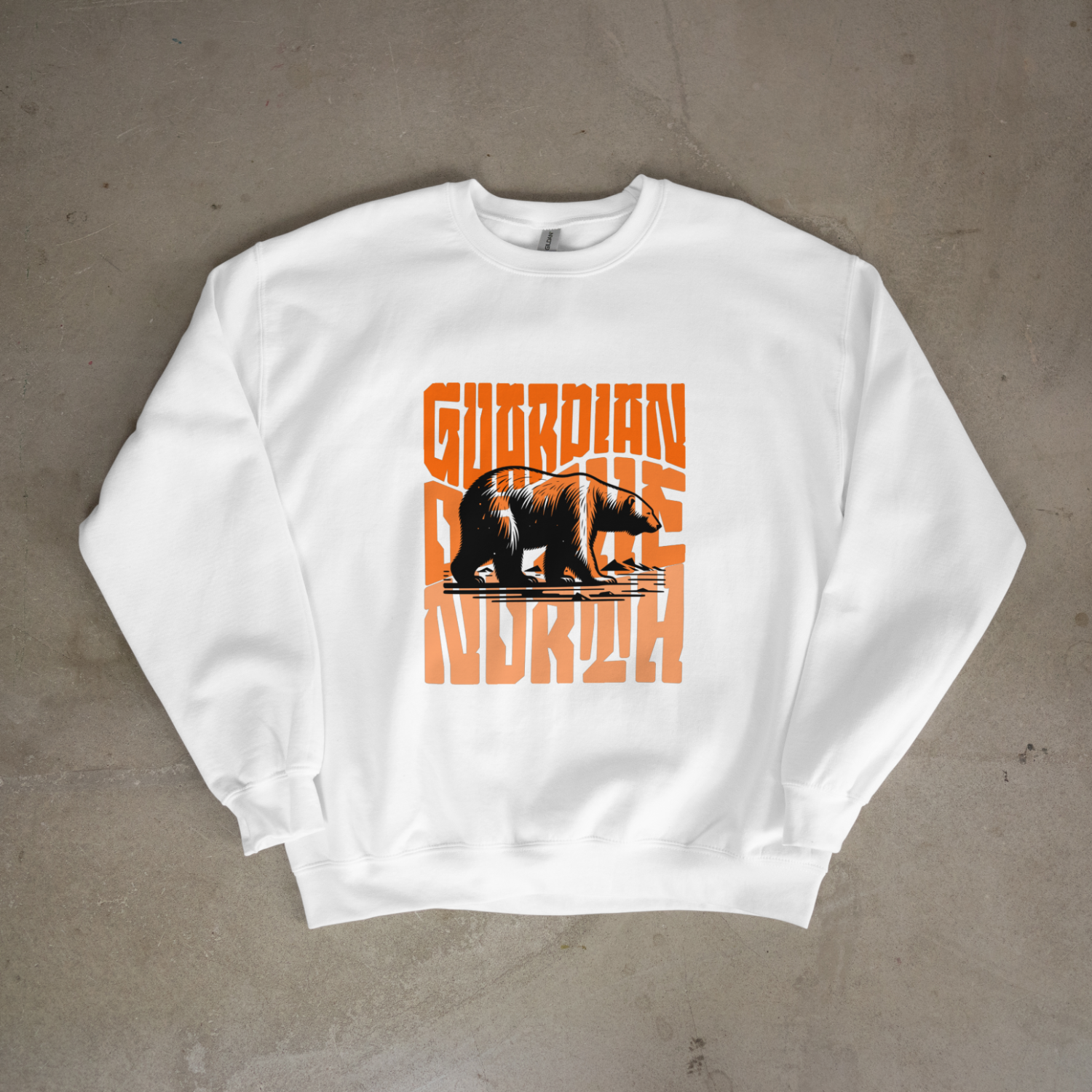 Polar Bear Sweatshirt - Guardian of the North - Crewneck