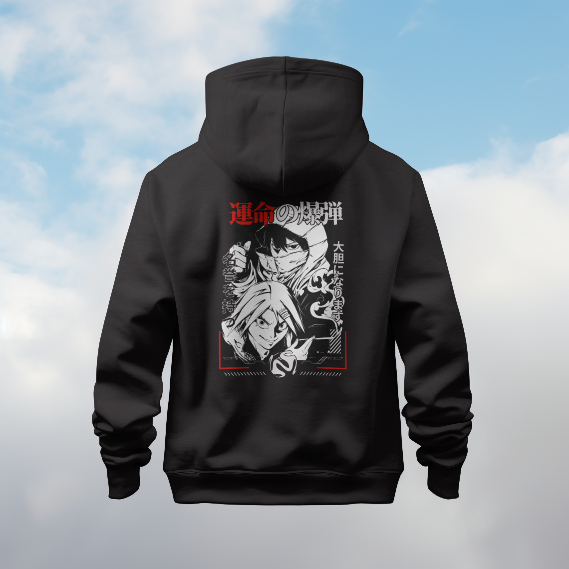Classic Fit Printed Hoodie - Designed by Nydeth