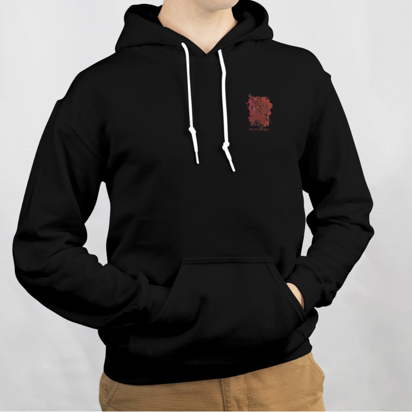 Classic Fit Printed Hoodie - Designed by Nydeth